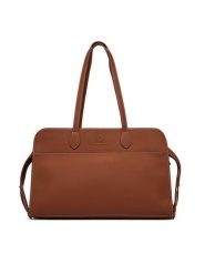 LOVE MOSCHINO Torebka JC4271PP0OKI0300 Brązowy. Brązowe shopper bag Love Moschino, ze skóry, bez dodatków. Za 939.99 zł.