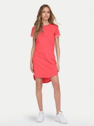 JDY Sukienka codzienna Ivy 15174793 Koralowy Regular Fit. Pomarańczowe sukienki damskie JDY, bez wzorów, z bawełny, bez ramiączek. Za 99.99 zł.