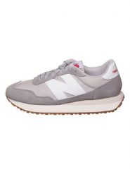 New Balance Skórzane sneakersy "237" w kolorze szaro-beżowym rozmiar: 46,5. Brązowe obuwie sportowe damskie New Balance, ze skóry, bez zapięcia. Za 303.06 zł.