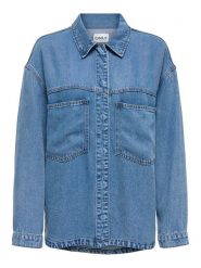 ONLY Kurtka koszulowa w kolorze niebieskim rozmiar: XL. Niebieskie kurtki damskie Only, xl, bez wzorów, z lyocellu, bez kaptura. Za 130.99 zł.