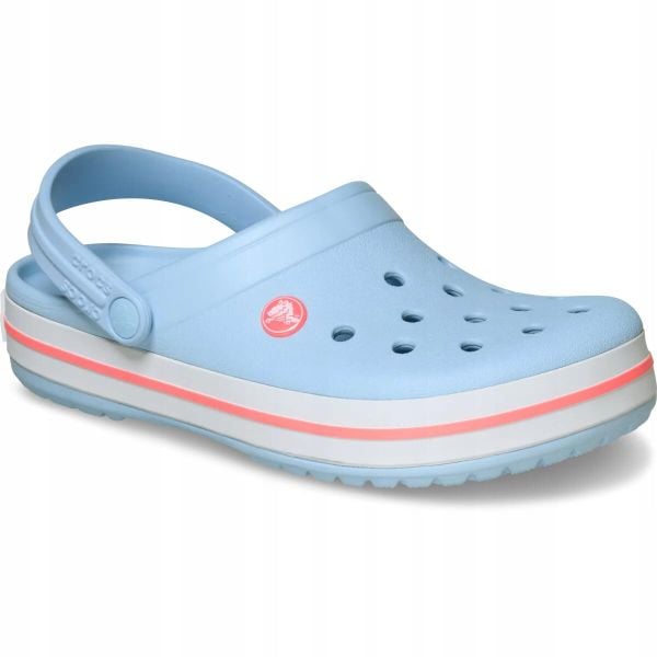 Crocs Damskie Buty Chodaki Klapki Crocband 11016 Clog. Czerwone klapki damskie Crocs, bez wzorów, z materiału, bez obcasa, bez zapięcia. Za 199.99 zł.