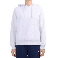 Bluza damska 4F z kapturem, regular fit. Szare bluzy damskie 4F, xl, bez wzorów, z bawełny, z kapturem. Za 113.99 zł.