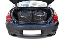 Torby Do Bagażnika Bmw 6 Gran Coupe 2012-2018 4Szt Kjust. Czarne torby podróżne KJUST, bez wzorów, z kauczuku. Za 1,248.00 zł.