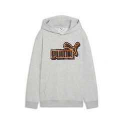 Młodzieżowa luźna bluza z kapturem Essentials Logo Lab PUMA. Szara bluzy damskie Puma, m, bez wzorów, z kapturem. Za 199.00 zł.