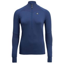 Bluza do narciarstwa biegowego z półgolfem damska Silvini Latera. Niebieskie bluzy damskie Silvini, na jesień, xl, bez wzorów, z materiału, bez kaptura. Za 259.99 zł.