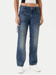 Guess Jeansy W5YA2E D5R0D Granatowy Straight Leg. Niebieskie jeansy damskie Guess. Za 569.99 zł.