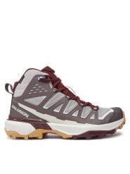Salomon Trekkingi X Ultra 360 Edge Mid Gore-Tex L47698600 Brązowy. Brązowe obuwie trekkingowe damskie Salomon, z gore-texu, bez zapięcia. Za 659.99 zł.