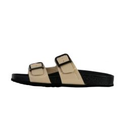 Sandały damskie Geox Brionia R M. Brązowe sandały damskie Geox, bez wzorów, bez obcasa, bez zapięcia. Za 288.45 zł.