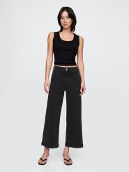 GAP Dżinsy - Comfort fit - w kolorze czarnym rozmiar: W29. Czarne jeansy damskie GAP, z podwyższonym stanem. Za 169.95 zł.