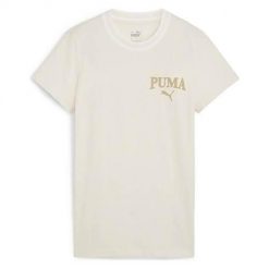Koszulka sportowa damska Puma Squad Tee. Brązowe koszulki sportowe damskie Puma, s, bez wzorów, bez ramiączek. Za 168.00 zł.