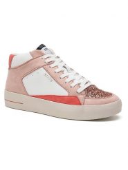Sixth Sens Sneakersy w kolorze biało-jasnoróżowo-różowym rozmiar: 39. Białe obuwie sportowe damskie Sixth Sens, za kostkę, bez zapięcia. Za 158.10 zł.