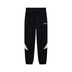 Spodnie do biegania Diadora Track Legacy. Czarne spodnie sportowe damskie Diadora, xl, bez wzorów, z dresówki, do biegania. Za 442.00 zł.
