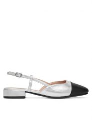 Clara Barson Sandały WS24040-04 Srebrny. Szare sandały damskie Clara Barson, bez wzorów, ze skóry, bez obcasa, na płaskiej podeszwie, bez zapięcia. Za 95.99 zł.