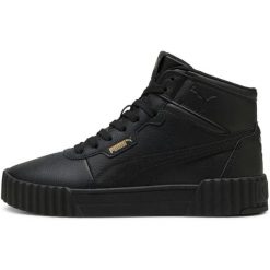 Adidasy Puma Carina 3.0 Mid, Kobiety. Czarne obuwie sportowe damskie Puma, z syntetyku, bez zapięcia. Za 490.00 zł.