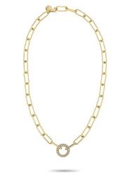 Tamaris Naszyjnik z cyrkoniami - dł. 45 cm rozmiar: onesize. Naszyjniki damskie Tamaris, z cyrkonią, ze stali. Za 239.29 zł.