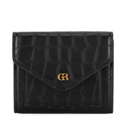 Portfel GINO ROSSI. Czarne portfele damskie Gino Rossi, bez wzorów. Za 79.99 zł.
