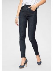 Levi´s Dżinsy - Super Skinny fit - w kolorze granatowym rozmiar: W28/L28. Niebieskie jeansy damskie z podwyższonym stanem. Za 188.85 zł.