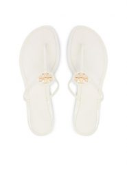 Tory Burch Japonki Mini Miller Jelly 166808 Biały. Białe klapki damskie Tory Burch, bez wzorów, z syntetyku, bez obcasa, bez zapięcia. Za 709.99 zł.