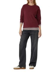 S.Oliver Bluza w kolorze bordowym rozmiar: 36. Czerwone bluzy damskie S.Oliver, s, bez wzorów, bez kaptura. Za 95.95 zł.