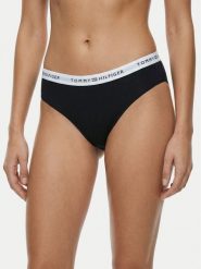 Tommy Hilfiger Figi klasyczne UW0UW05876 Czarny. Czarne figi Tommy Hilfiger, bez wzorów, z bawełny. Za 69.99 zł.