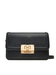 Valentino Torebka Floren VBS9A909LUC Czarny. Czarne listonoszki damskie Valentino, bez wzorów, ze skóry, bez dodatków. Za 499.99 zł.
