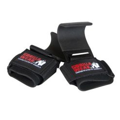 Hak do podnoszenia ciężarów Gorilla Wear, wytrzymały i wyściełany. Czarne paski damskie GORILLA WEAR, bez wzorów. Za 185.00 zł.