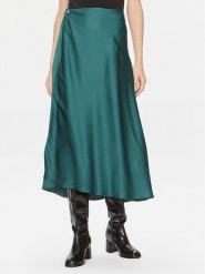 Samsøe Samsøe Spódnica midi Victoria Bias F23300149 Zielony Regular Fit. Zielone spódnice damskie Samsøe & Samsøe, xs, bez wzorów, z wiskozy, midi. Za 699.99 zł.