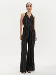 Marella Kombinezon Amanda 2413241022 Czarny Regular Fit. Czarne sukienki damskie Marella, bez wzorów, z wiskozy, bez ramiączek. Za 819.99 zł.