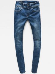 G-Star Dżinsy - Super Skinny fit - w kolorze niebieskim rozmiar: W25/L30. Niebieskie jeansy damskie G-Star. Za 109.78 zł.