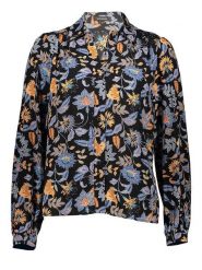 More & More Bluzka w kolorze niebieskim ze wzorem rozmiar: 44. Niebieskie bluzki damskie More & More, bez wzorów, z wiskozy, bez kołnierzyka, bez ramiączek. Za 152.95 zł.