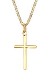 Elli Damski wisior krzyżyk Basic ze srebra próby 925 Sterling Silver Naszyjniki 1 ct. Szare naszyjniki damskie Elli, srebrne. Za 207.39 zł.