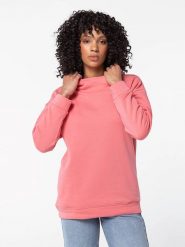 Basiclo Bluza w kolorze różowym rozmiar: L. Różowe bluzy damskie Basiclo, l, bez wzorów, z kapturem. Za 109.78 zł.