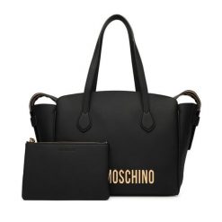 Torebka LOVE MOSCHINO. Czarne shopper bag Love Moschino, bez dodatków. Za 1,099.00 zł.
