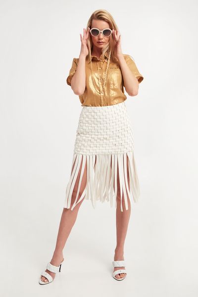 Spódnica Grosseto PINKO. Spódnice damskie Pinko, m, bez wzorów. W wyprzedaży za 672.57 zł.