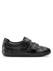ECCO Sneakersy Soft 2.0 20651356723 Czarny. Czarne obuwie sportowe damskie ECCO, ze skóry, bez zapięcia. Za 359.99 zł.