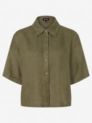 More & More Bluzka w kolorze khaki rozmiar: 46. Brązowe bluzki damskie More & More, bez wzorów, bez kołnierzyka, bez ramiączek. Za 175.67 zł.