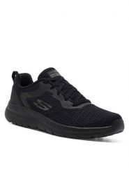 Skechers Sneakersy Bonutiful 12607 BBK Czarny. Czarne obuwie sportowe damskie Skechers, z materiału, bez zapięcia. Za 199.99 zł.