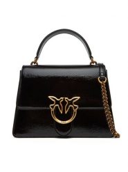 PINKO Torebka Love One Top Handle Classic Light PE 25 PLTT 100066 A1UV Czarny. Czarne torebki klasyczne damskie Pinko, ze skóry, bez dodatków. Za 979.99 zł.