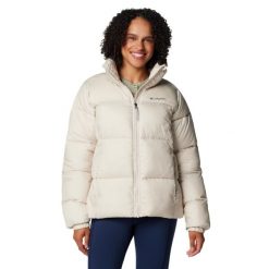Kurtka sportowa damska Puffect II Full Zip Jacket. Brązowe kurtki sportowe damskie Columbia, xl, bez wzorów, z poliesteru, bez kaptura. Za 449.99 zł.