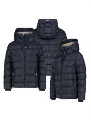 Sublevel Kurtka pikowana w kolorze granatowym rozmiar: L. Niebieskie kurtki damskie Sublevel, l, bez wzorów, bez kaptura. Za 245.38 zł.