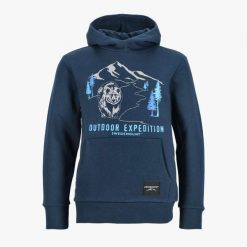 Bluza z kapturem Junior Swedemount Forest Hood Junior. Niebieskie bluzy damskie SWEDEMOUNT, bez wzorów, z bawełny, z kapturem. Za 169.99 zł.