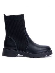 Foreverfolie Sztyblety w kolorze czarnym rozmiar: 37. Czarne obuwie sportowe casual damskie Foreverfolie, bez zapięcia. Za 135.15 zł.