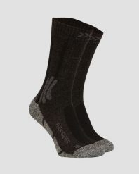 Skarpety X-SOCKS TREK SILVER 4.0. Czarne skarpetki damskie X Socks, bez wzorów, z wełny. Za 80.00 zł.