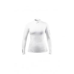 Koszulka lajkra dla kobiet Zhik ECO Long Sleeve. Białe bluzki damskie ZHIK, s, bez wzorów, bez kołnierzyka, bez ramiączek. W wyprzedaży za 266.25 zł.