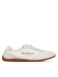 KARL LAGERFELD Sneakersy KL66125 Biały. Białe obuwie sportowe damskie KARL LAGERFELD, ze skóry, bez zapięcia. Za 842.99 zł.