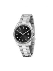 KARL LAGERFELD Zegarek R0553101511 Srebrny. Szare, analogowe zegarki damskie KARL LAGERFELD, srebrne. Za 619.99 zł.