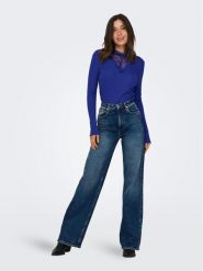 ONLY Bluzka Luxi 15310698 Niebieski Regular Fit. Niebieskie bluzki damskie Only, l, bez wzorów, z syntetyku, bez kołnierzyka, bez ramiączek. Za 59.99 zł.
