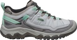 Damskie buty trekkingowe Keen Targhee IV WP. Szare obuwie trekkingowe damskie Keen, z materiału, bez zapięcia. Za 797.55 zł.
