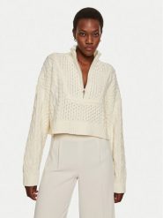 STAUD Sweter Hampton R24P3144CA Écru Relaxed Fit. Swetry klasyczne damskie STAUD, m, z bawełny, bez kołnierzyka. Za 1,399.00 zł.