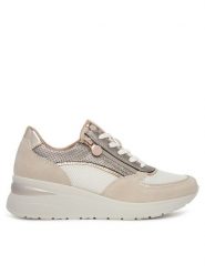 Clara Barson Sneakersy WS2P260-03 Beżowy. Brązowe obuwie sportowe damskie Clara Barson, z materiału, bez zapięcia. Za 139.99 zł.